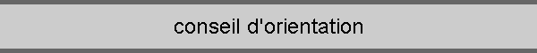conseil d'orientation