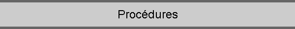 Proc�dures